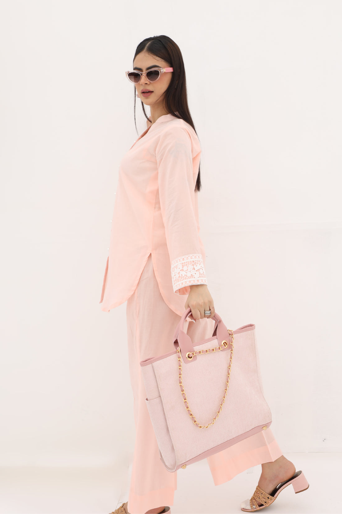 Sophie Co-ord Set Powder Pink