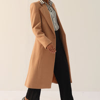 Tatiana Long Coat Camel