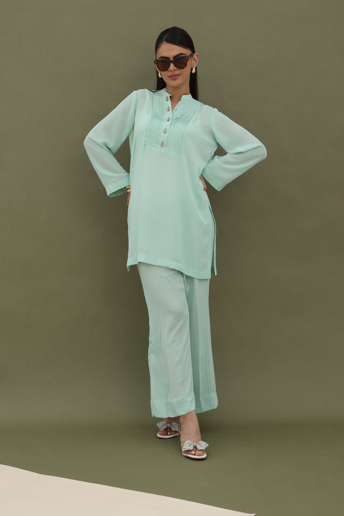 Enchant Belle Co-ord Set Mint