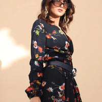 Florid Shirt Dress