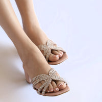 Elora Heels Blush Pink