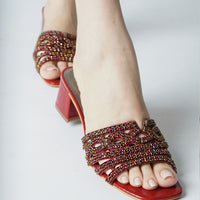 Omaha NEO Heels Scarlet Red