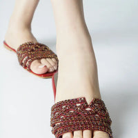 Omaha NEO Flats scarlet Red