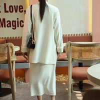 Cortina Sweater Set White