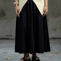 Archie Flared Skirt Black