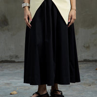Archie Flared Skirt Black