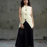 Archie Flared Skirt Black