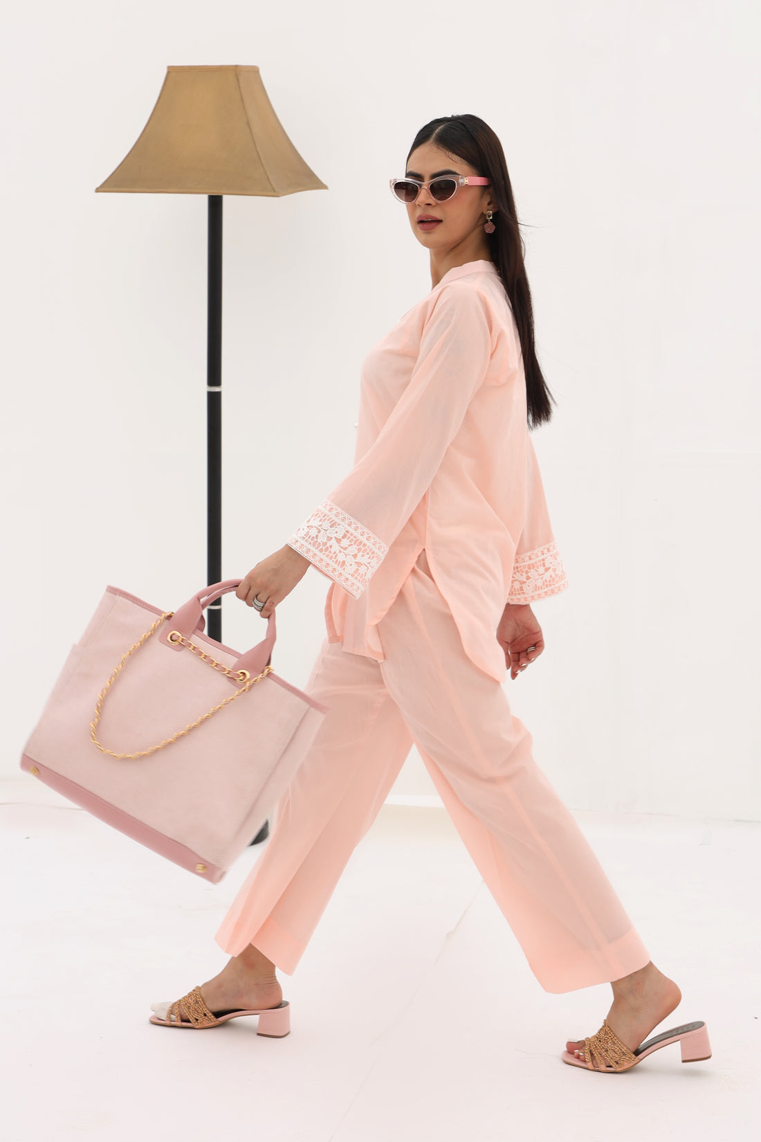 Sophie Co-ord Set Powder Pink