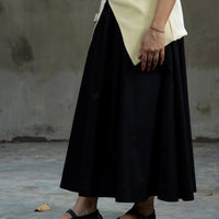 Archie Flared Skirt Black