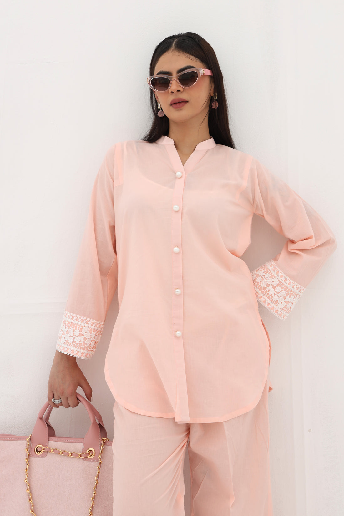 Sophie Co-ord Set Powder Pink