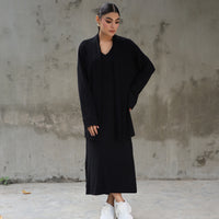 Cortina Sweater Set Black