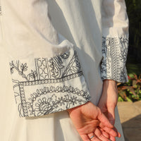 kiara Embroided 2pc Gown Set