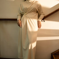 Kimora Long dress Cream