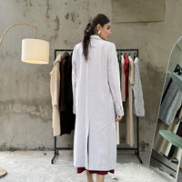 Levante Long Coat chalk Grey