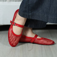 Lola Mary Janes Red
