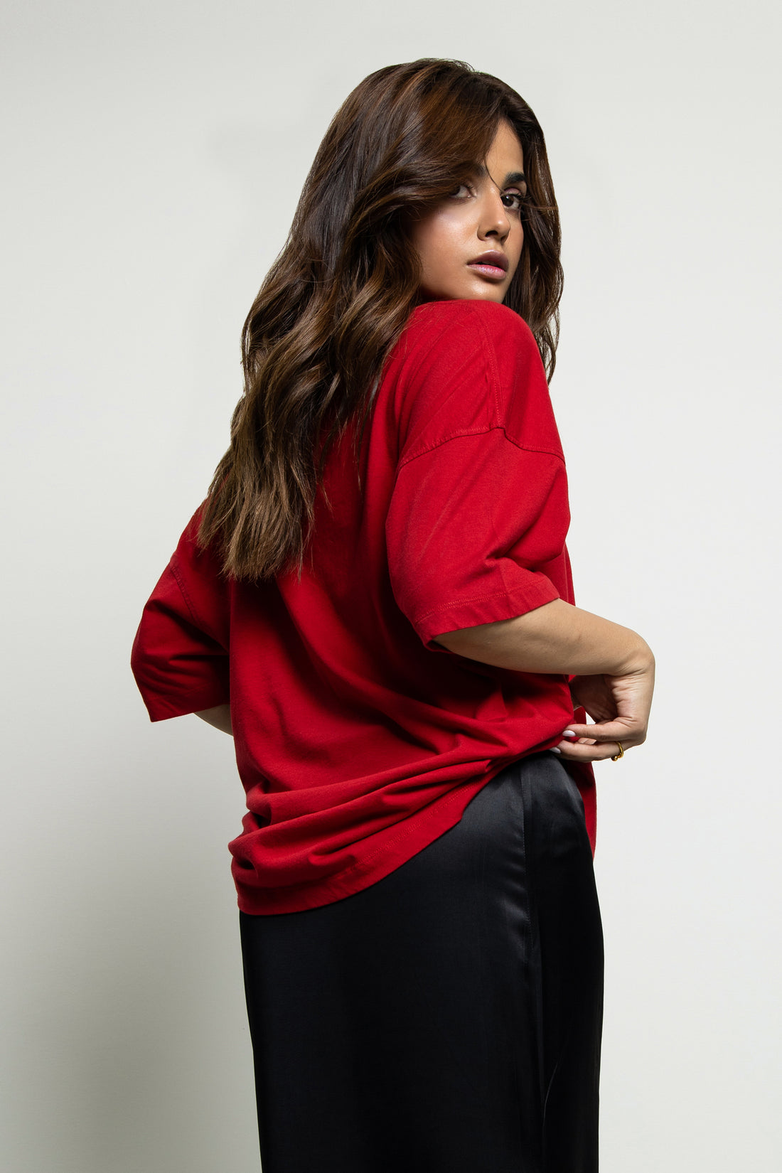 Mexico over sized Tee Red