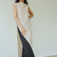 Riva Asymmetrical Set Beige