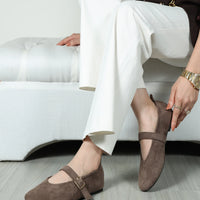 Rome Mary Janes Mocca