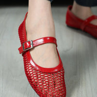 Lola Mary Janes Red