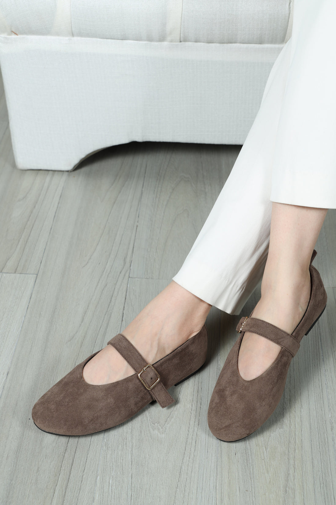 Rome Mary Janes Mocca (ship in 7 days)