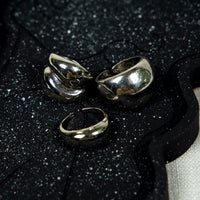 CosmicWrap Adjustabale Ring Set Silver