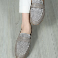 Bugatti Glitter Moccasin Grey