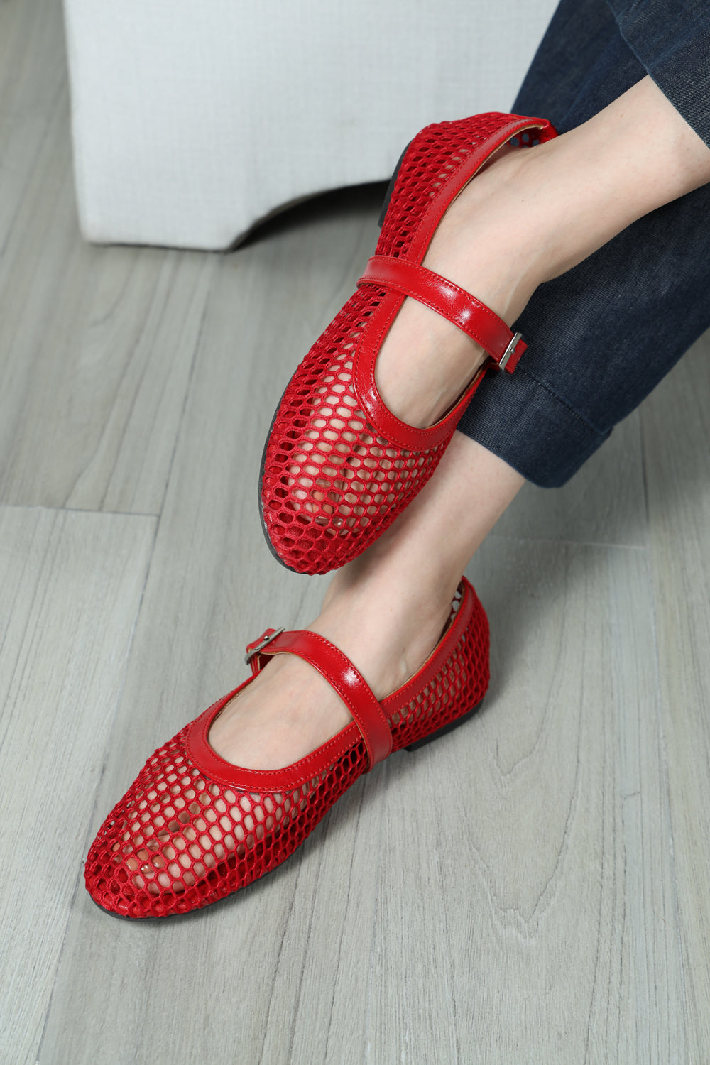 Lola Mary Janes Red