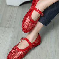 Lola Mary Janes Red