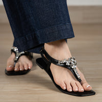 Zar Thong Sandal Black