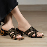 Cordoba Block Heel Cheetah (Ship in 10 Days)