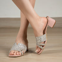 Estrella Block heel Blush Pink