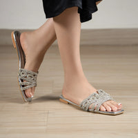 Omaha NEO Flats Silver (Ship 2 Weeks)