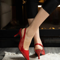 Clara Heel Red