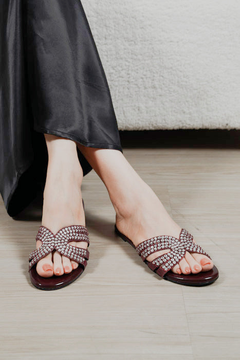 Elora Flats Burgundy