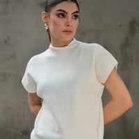 Willow Sweater Top Pure White