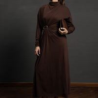 Kimora Long dress Brown