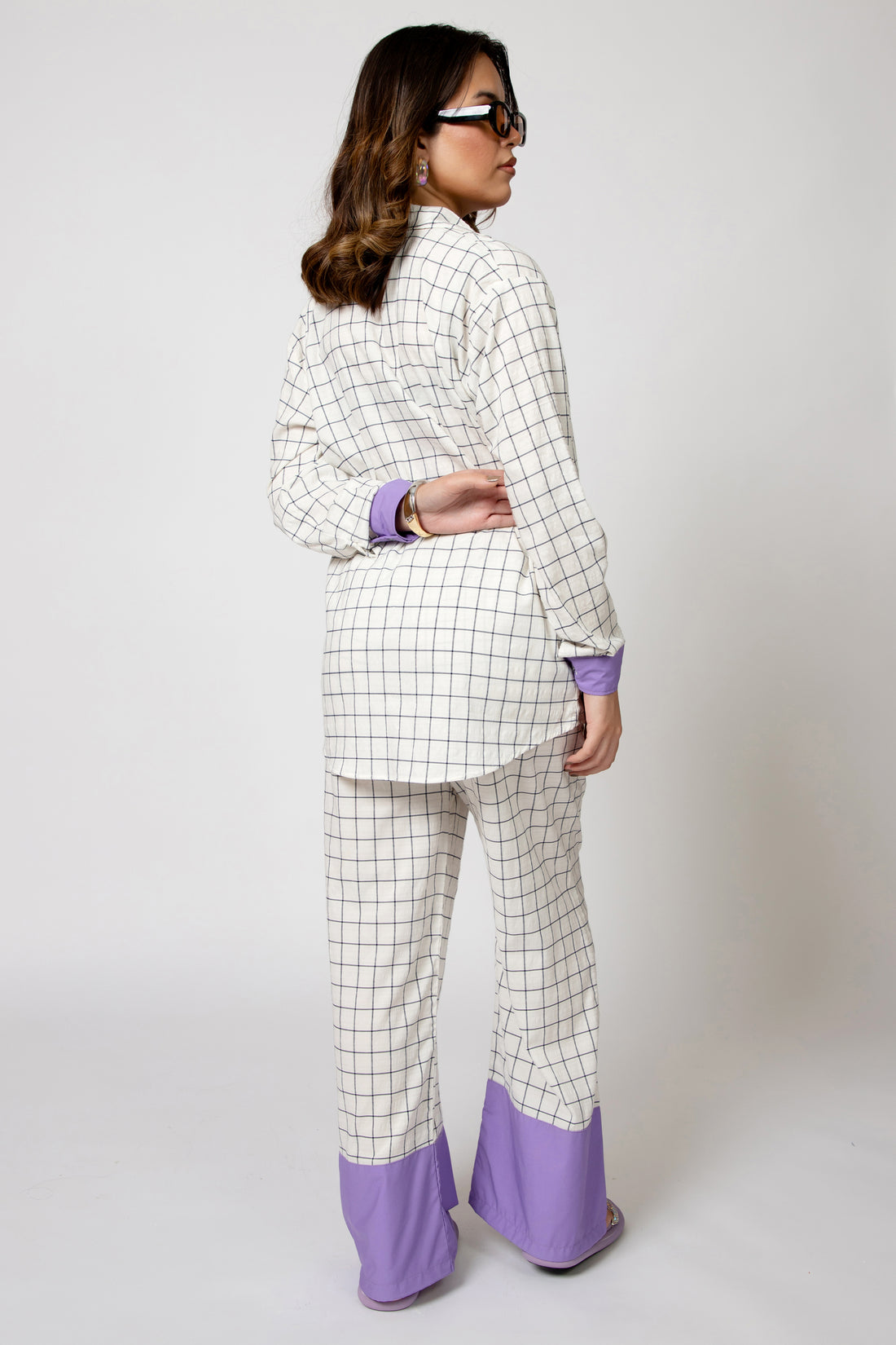 Color Pop Check Set Lilac