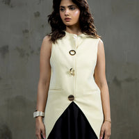 SASSY CEO yellow Waist coat