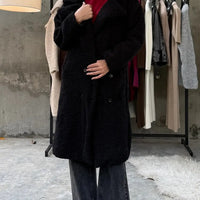 Vienna Teddy Coat Black