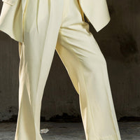 Boss Babe Tailored Trouser  Butter Yellow