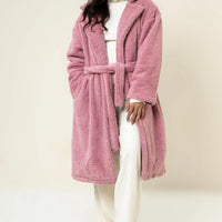 kris Teddy Coat Pink