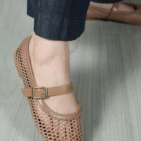 Lola Mary Janes Beige