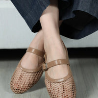 Lola Mary Janes Beige