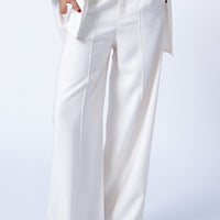 Seoul wide leg Pants White