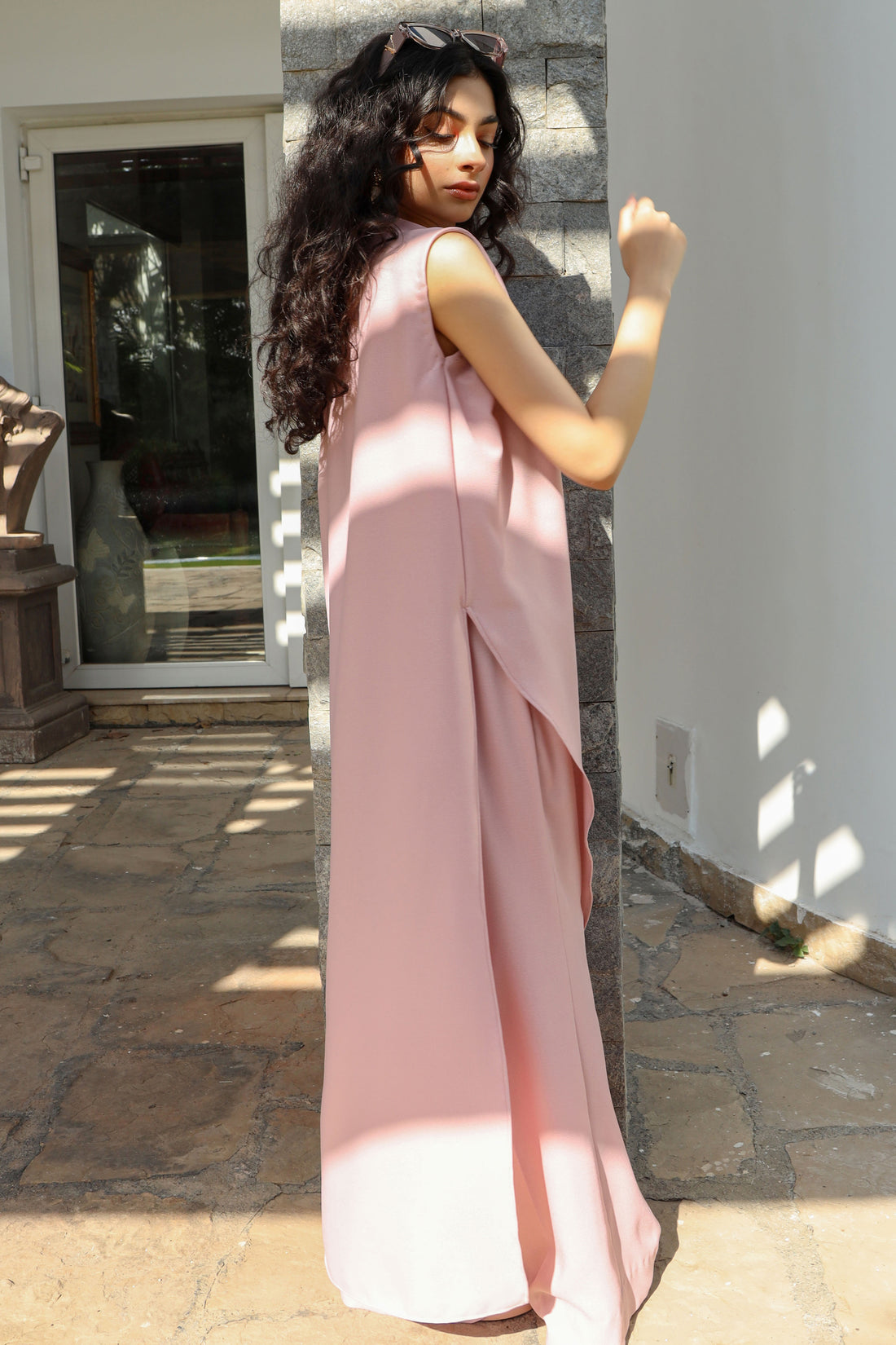 Riva Asymmetrical Set Pink