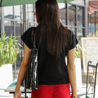 Willow Sweater Top Black