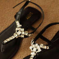 Zar Thong Sandal Black