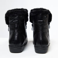 Brussels Glide fur boots Black
