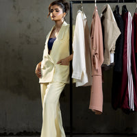 Boss Babe Tailored Trouser Butter Yellow