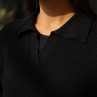 Rowan Sweater Dress Black